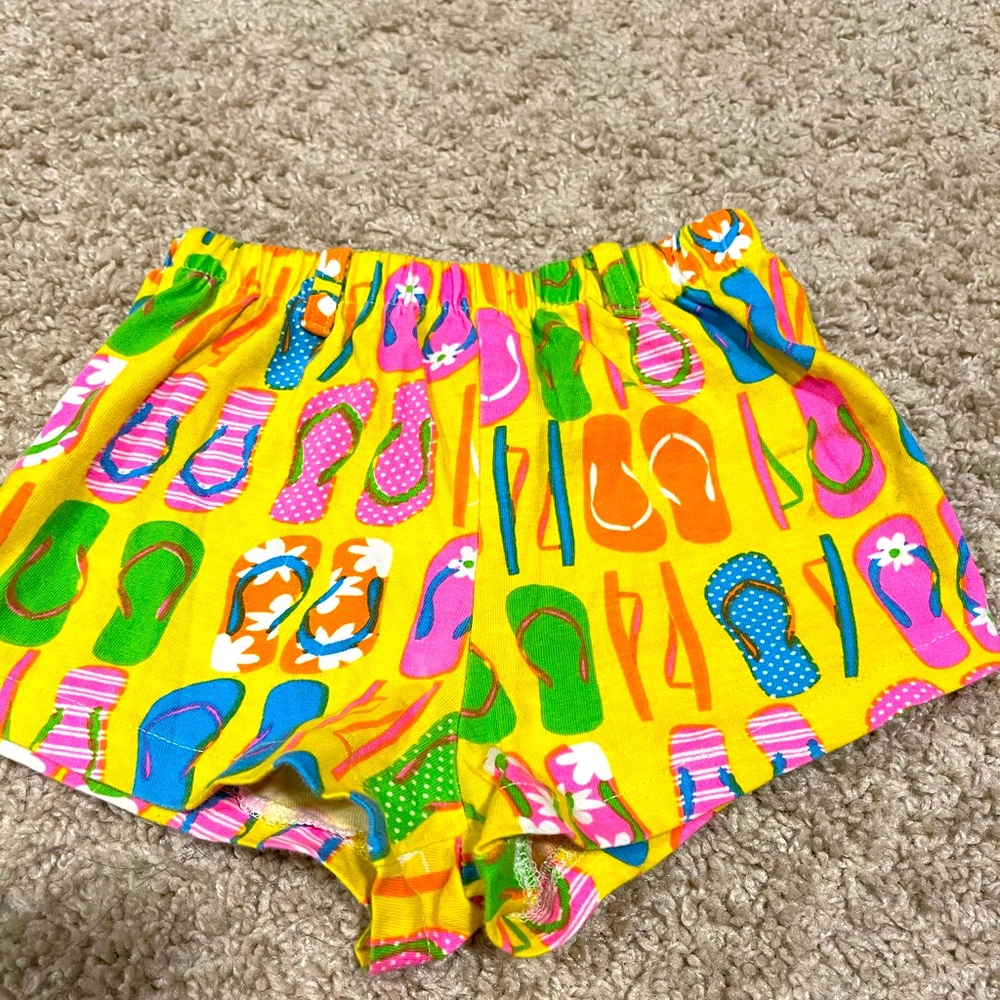 Yellow Sandal shorts